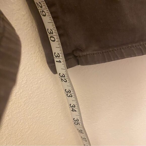 Adriano Goldschmied AG Everett SUD SUEDED Slim Straight Jeans gray brown 33x32 - Picture 9 of 10
